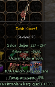 60 ORT YARI DELİCİ YAVAŞLAMA ZEHİR