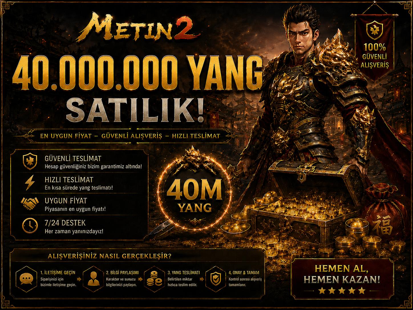 40M YANG 960 TL ANINDA TESLİMAT SAĞLANIR