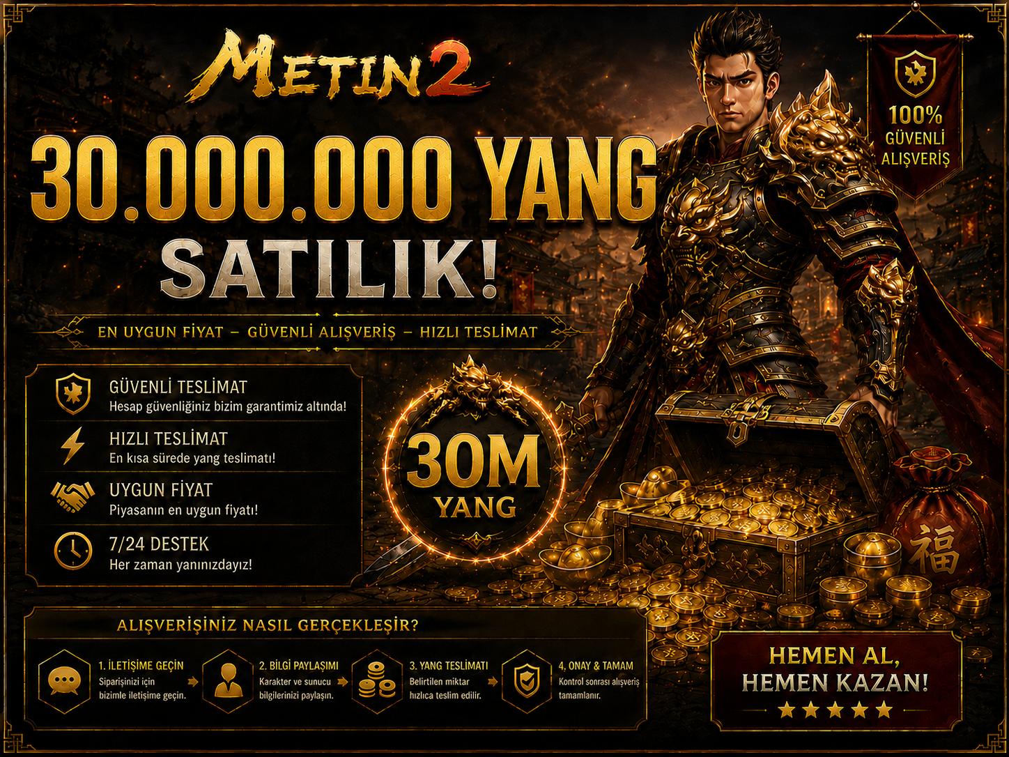 30M YANG 720 TL ANINDA TESLİMAT SAĞLANIR