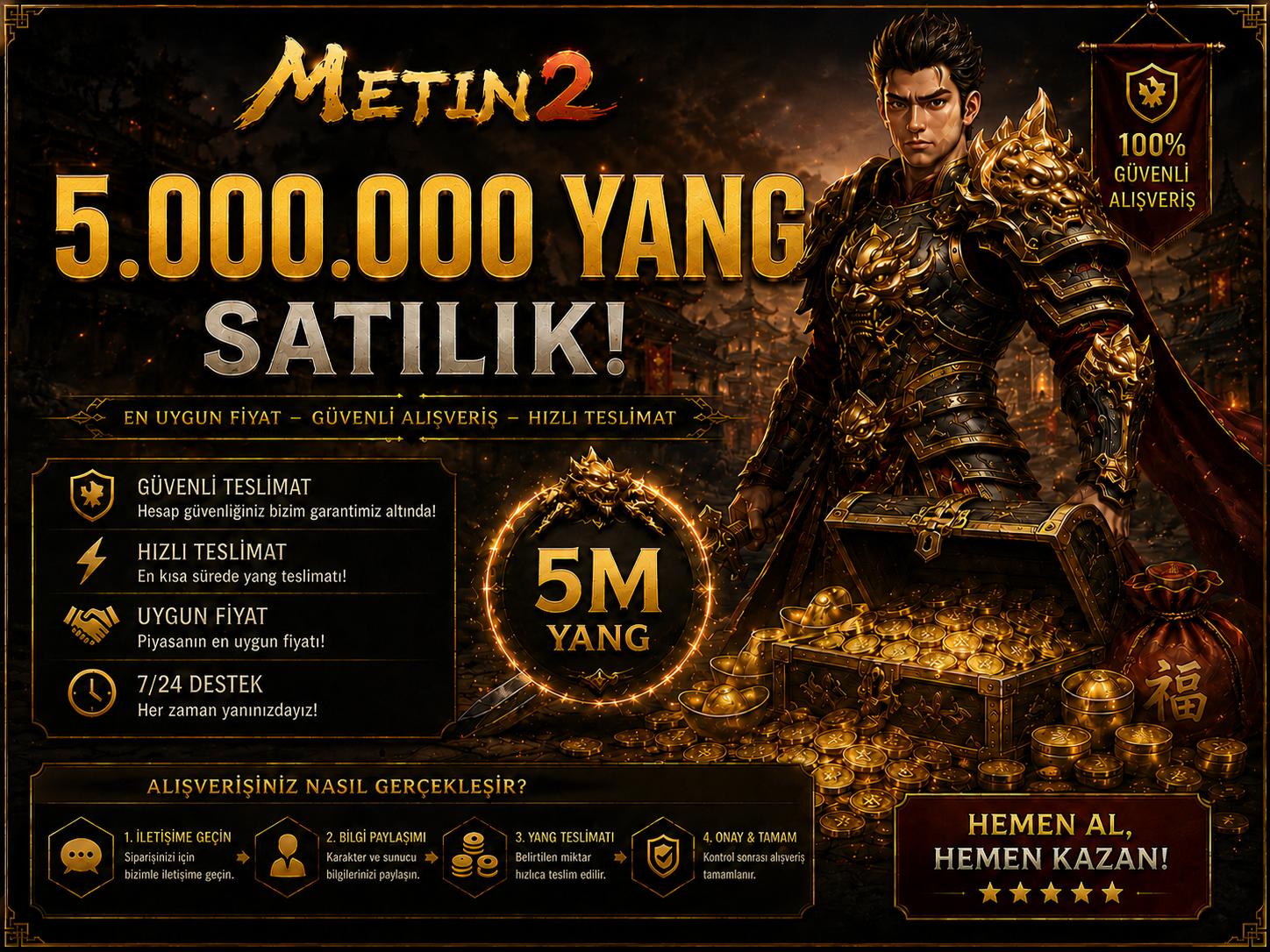 5M YANG 130 TL ANINDA TESLİMAT