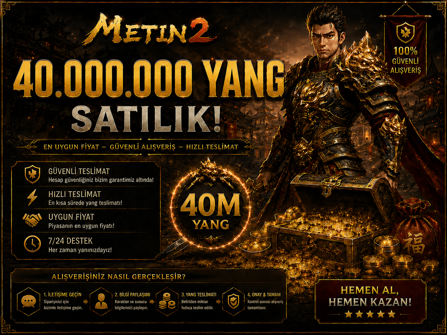 40M YANG 920 TL ANINDA TESLİMAT