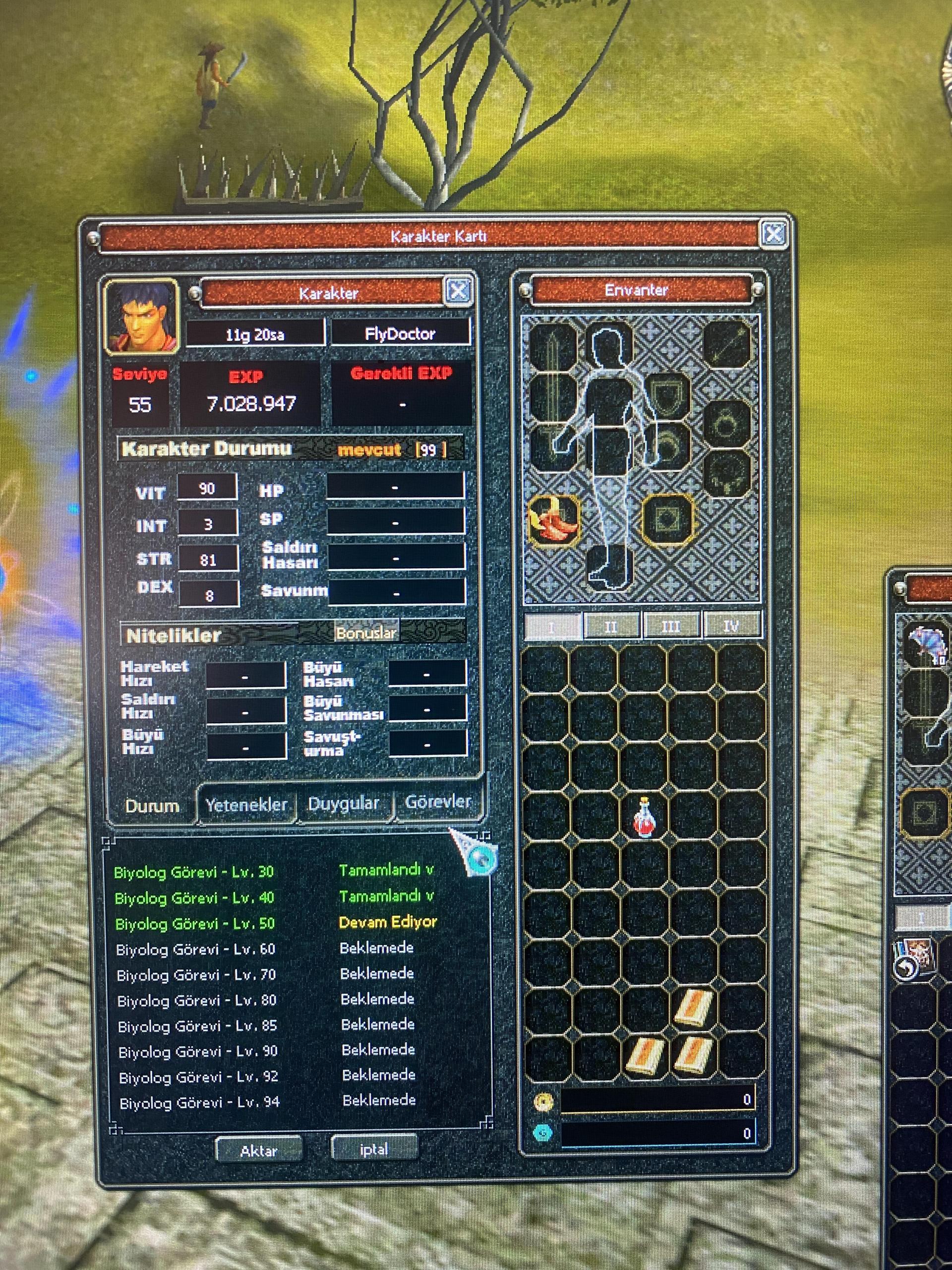 55LW 2G Lİ SAVAŞÇI BOŞ HESAP HAZIR KARTTA