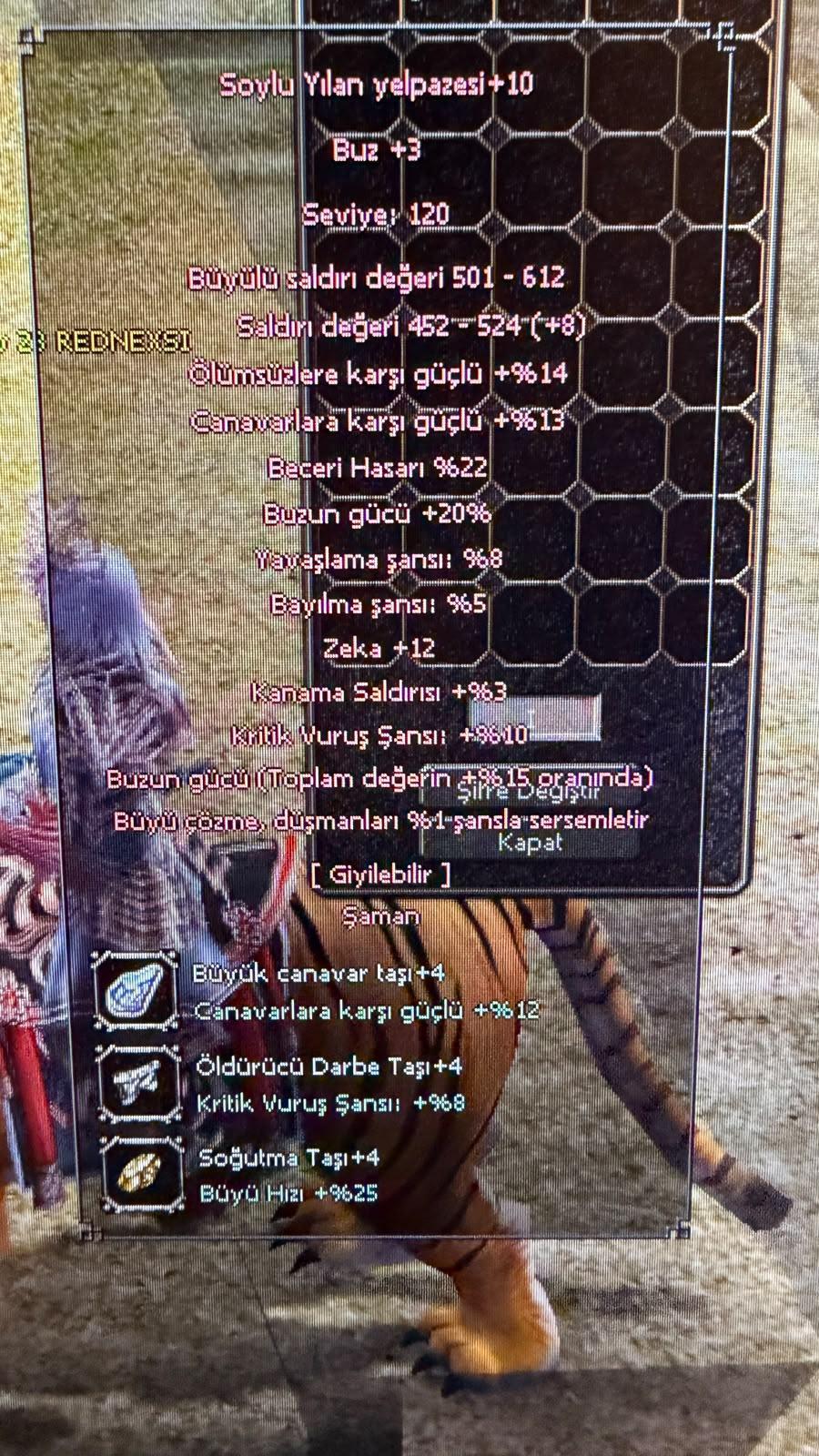 +10 BALATHORLUK YILAN YELPAZE ELİT EFSUN