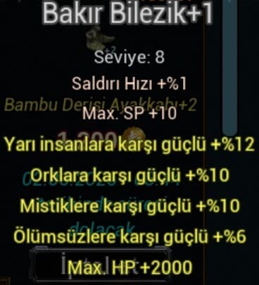 2000 hp 12 yarı ölümsüzlü bakır bilezik