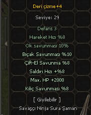 5/5 Deri çizme