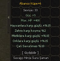 +6 Abanoz Küpe