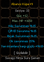 5/5 +9 Abanoz Küpe