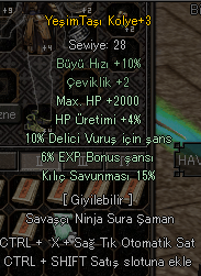 1e1 lik kolye