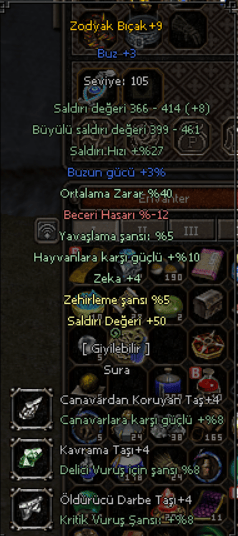 105 LVL İTEMLİ SİMYALI SURA
