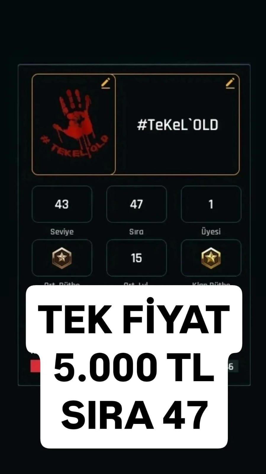 ÖZEL LOGOLU KLAN 5000 TL.....