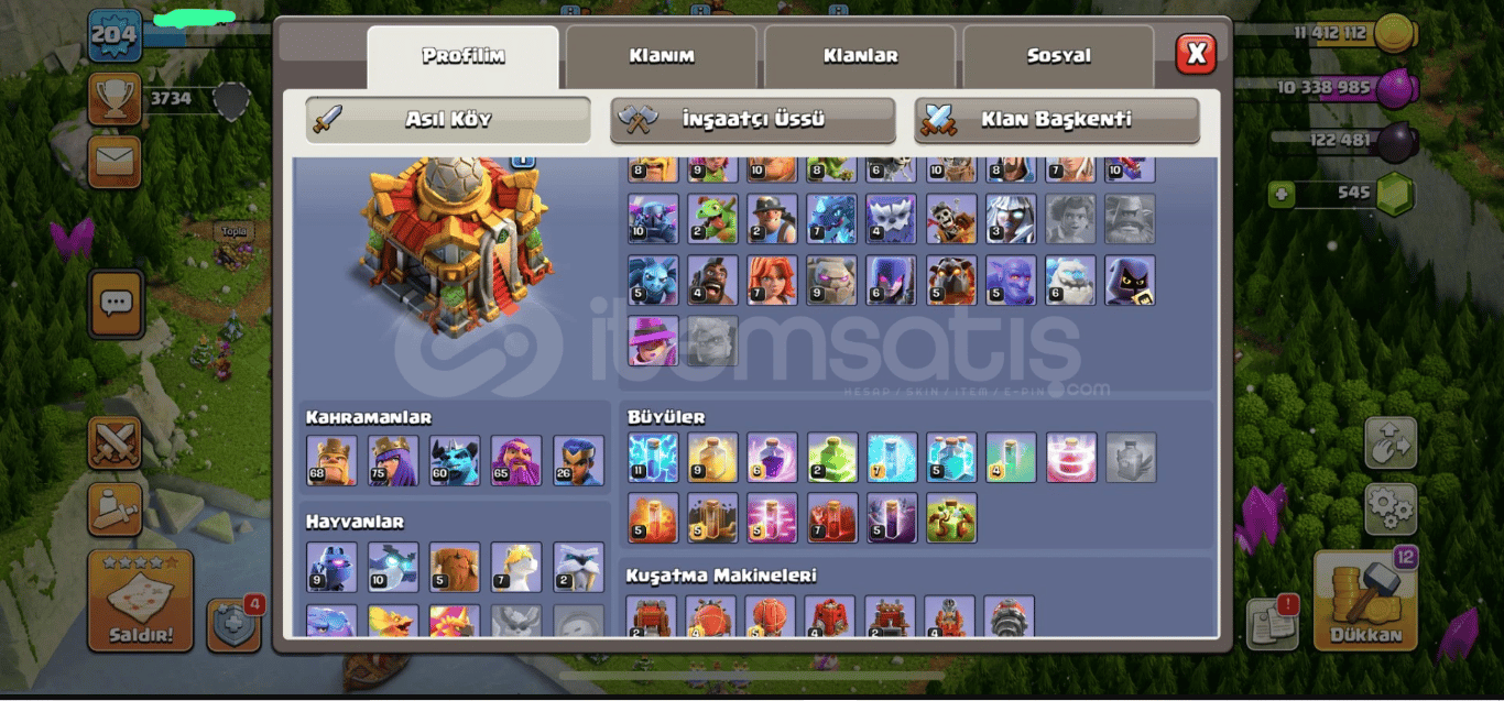 TH16 NERDEYSE MAX HESAP
