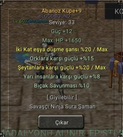 +9 Abanoz Küpe Yarılı Eşyalı