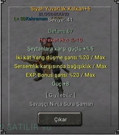 +6 YUVARLAK KALKAN EFSUNLAR BOMBA