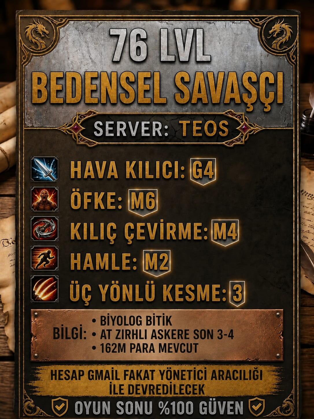 76 BEDENSEL HEMEN TESLİM GÜVENİLİR