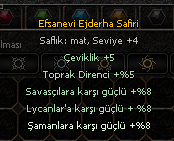 100 LEVEL SAVAŞÇI HAVA P, SİMYA 5/5 EFSO SET, AURALI