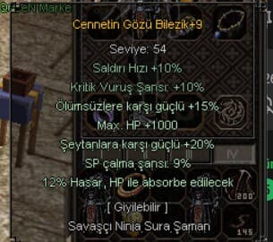 80 LEVEL BEDENSEL - 4 P -
