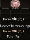 BRONZ VİP 7 GÜNLÜK 200TL BEDAVA