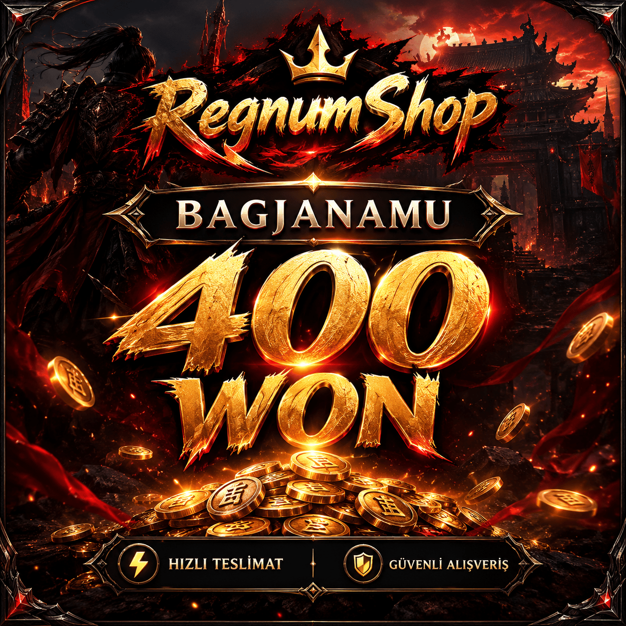 400W anlık teslimat