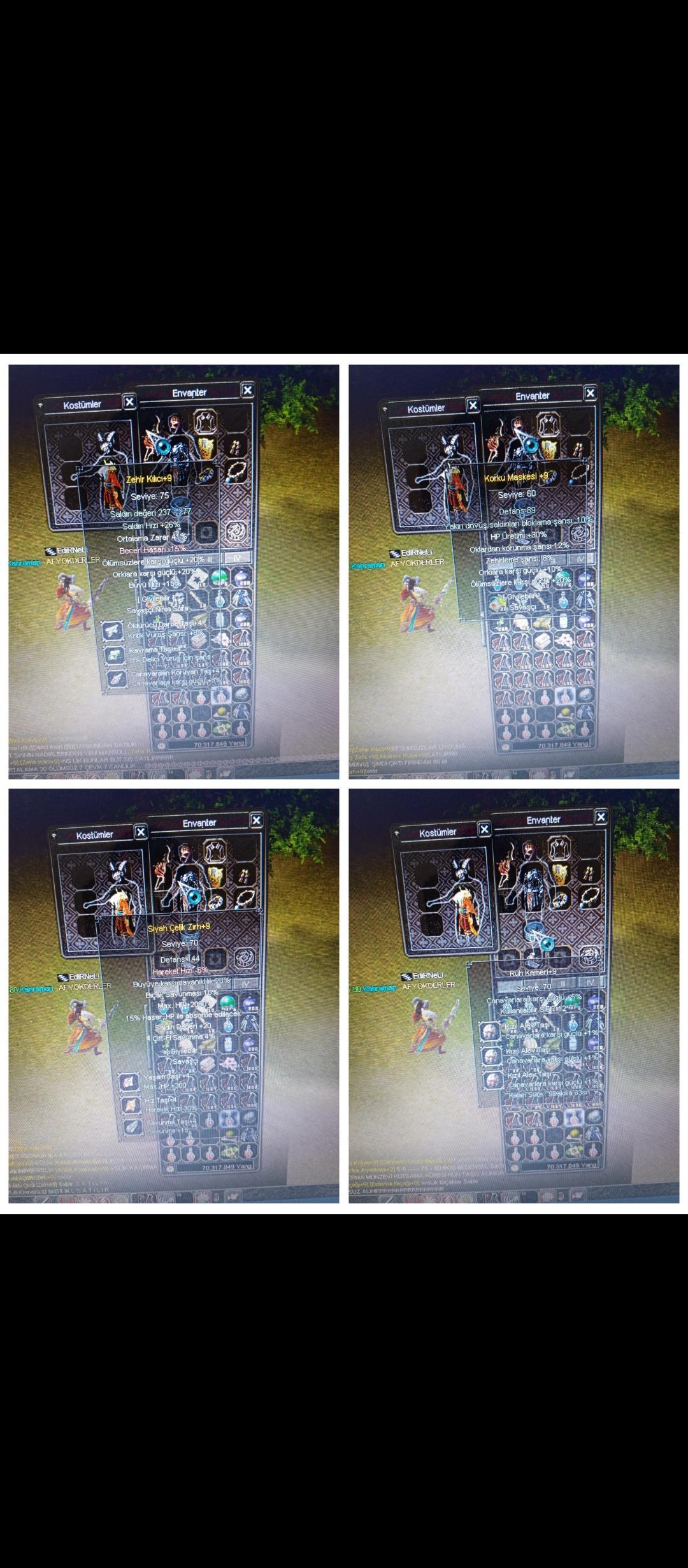 80 lvl FARMLIK bedensel SATILIR CATA FARM MAKİNESİ