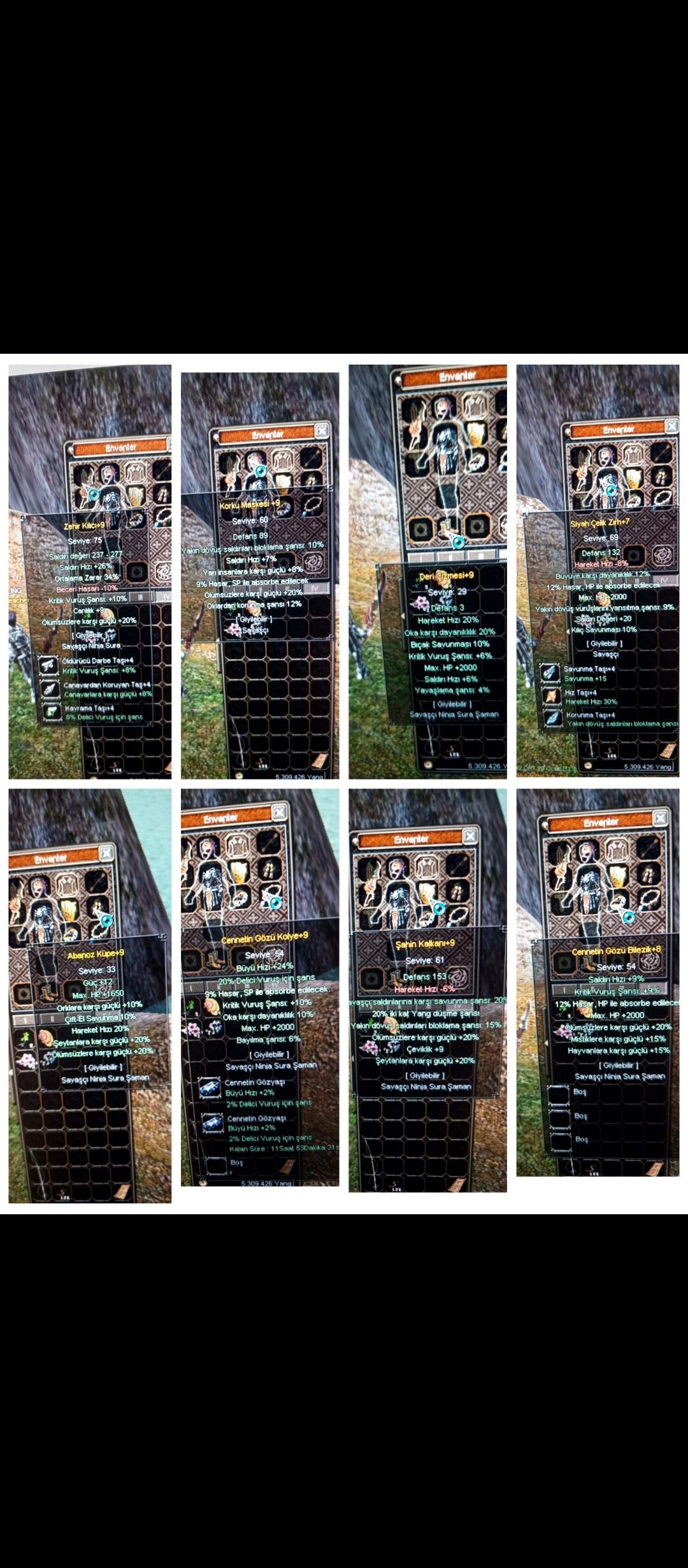 75 lvl FARMLIK bedensel SATILIR
