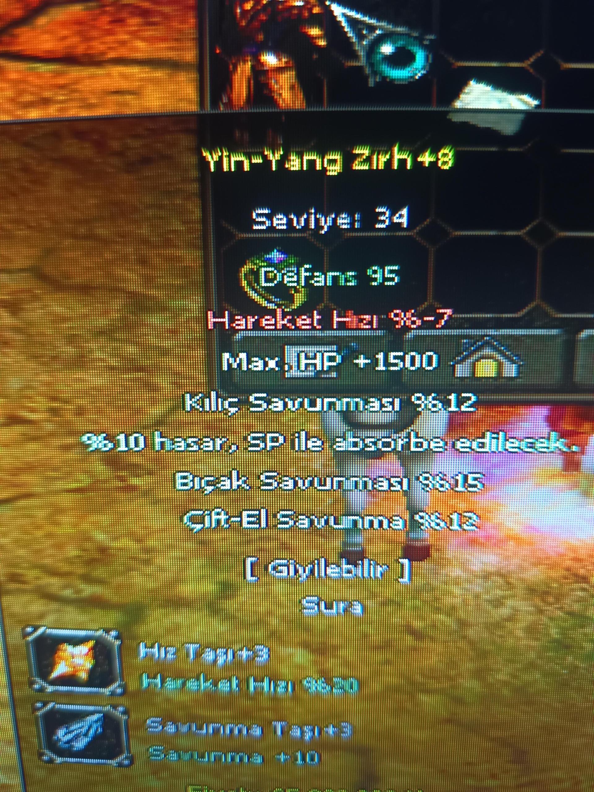 SAĞLAM YİN YANG ZIRH