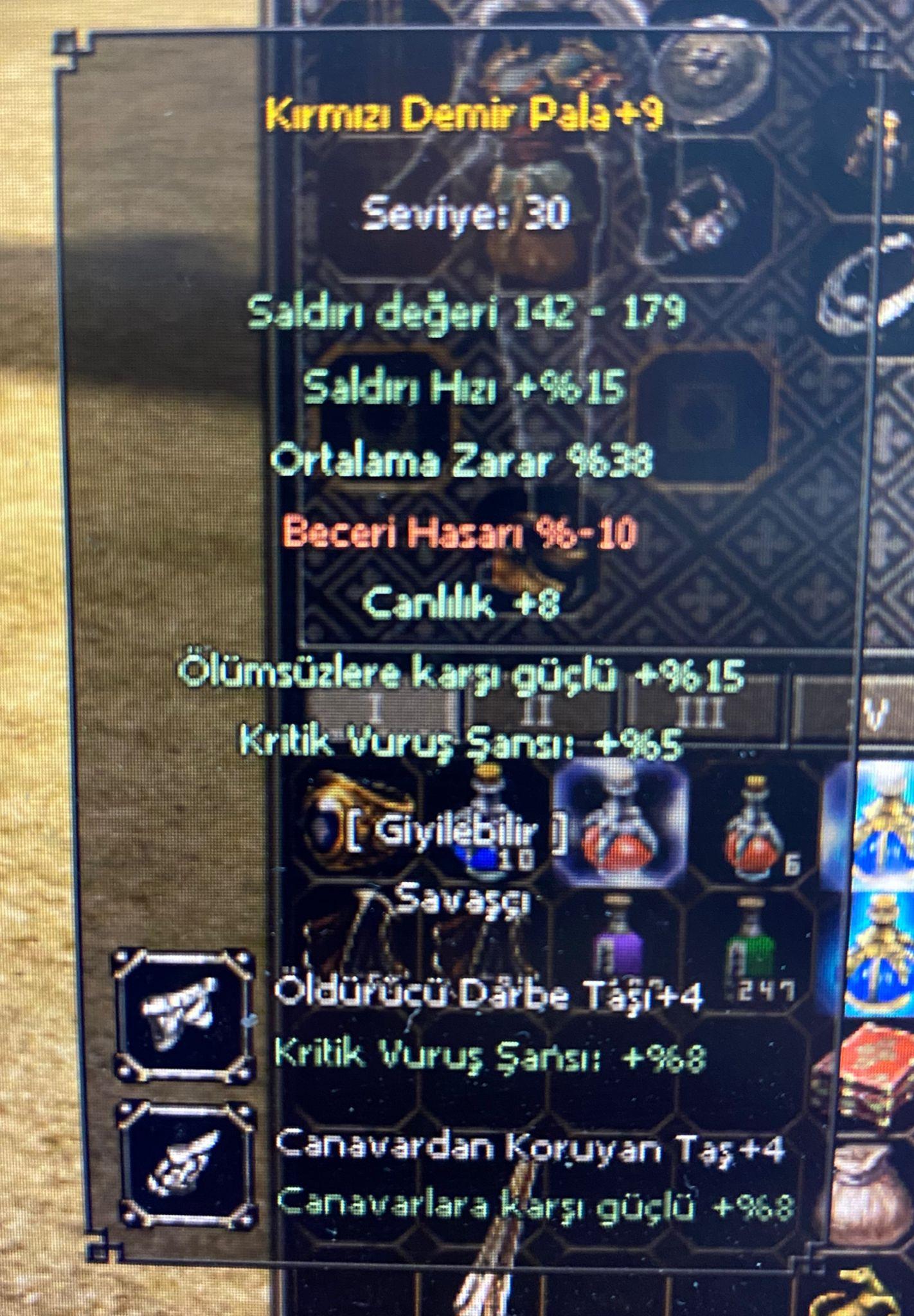 +9 KDP 4 Taşlı - 38 Ort KRİTİKLİ