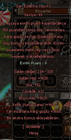 SARI EJDERHA YAYI 5-4