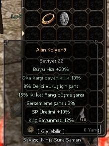 +9 ALTIN KOLYE