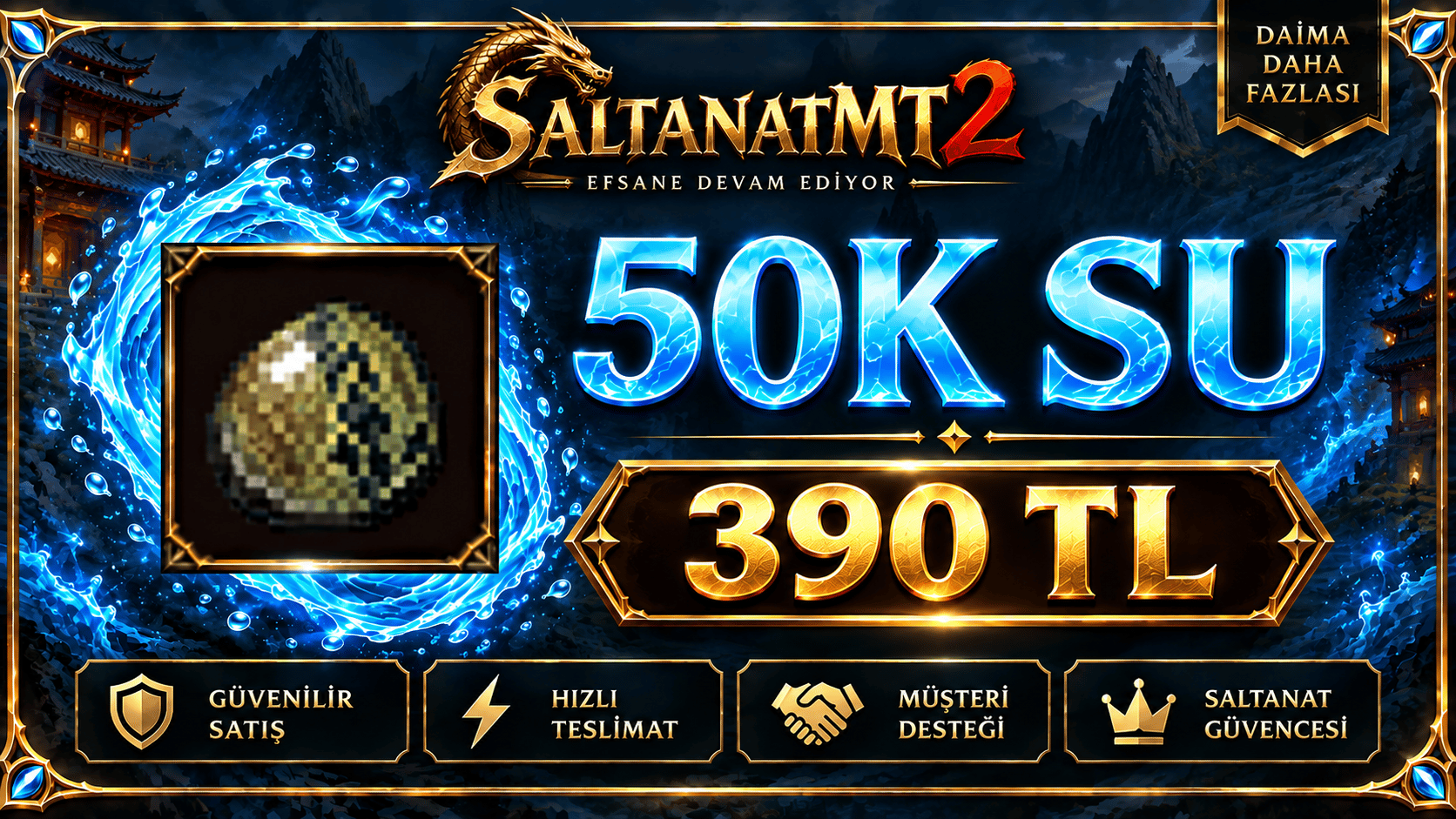50K SU SATILIR