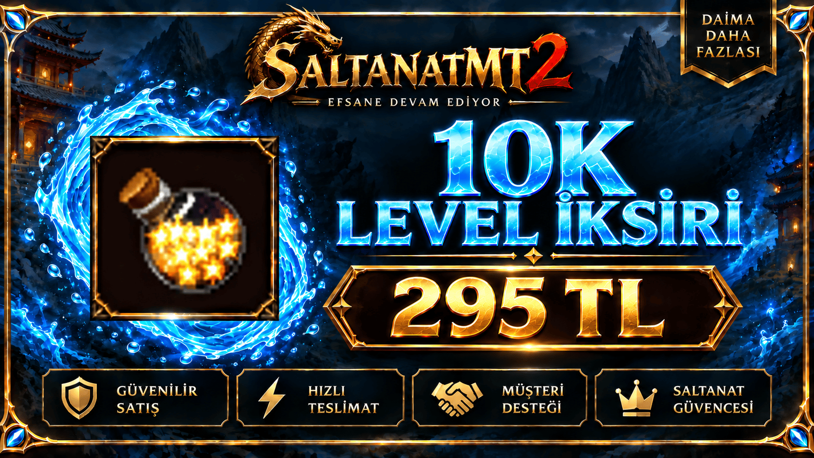 10K LEVEL IKSIRI SATILIR