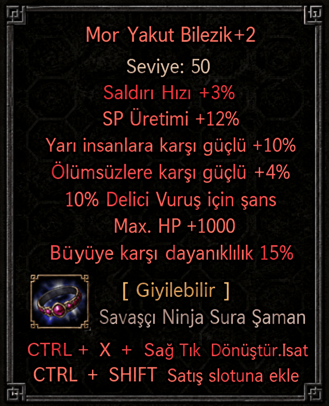 5*4 BİLEZIK ÖMÜRLÜK - ANINDA TESLIM 8500