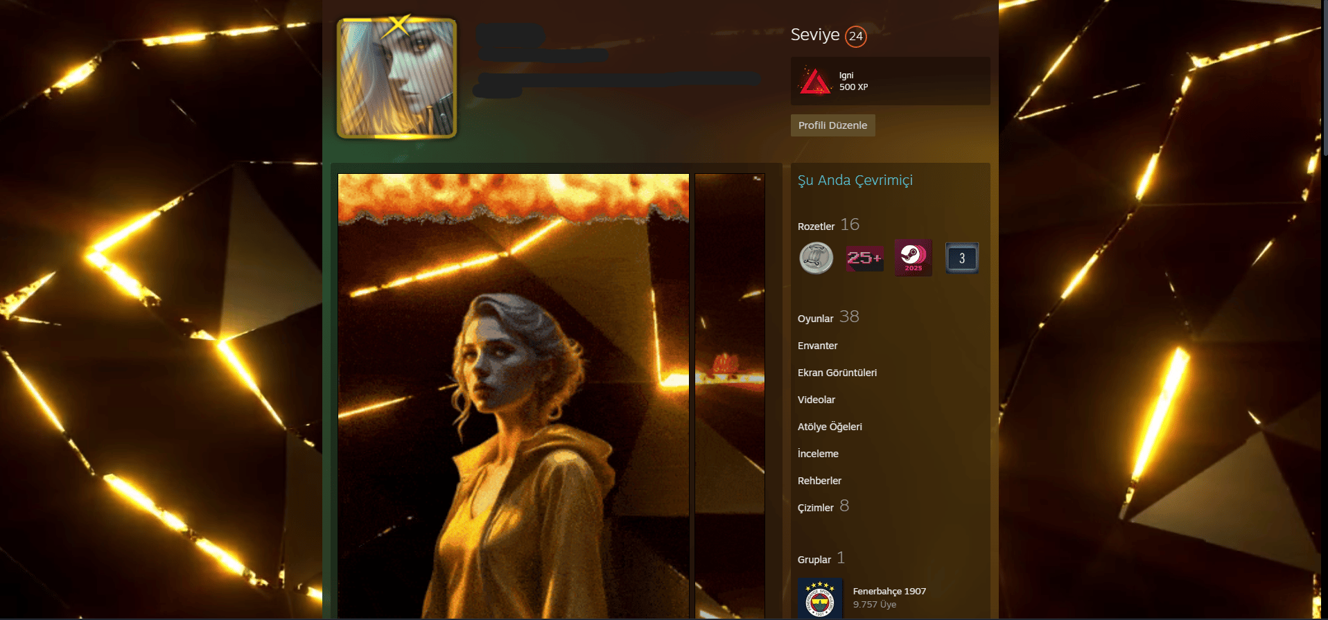 Premium Steam Hesabı | Detaylar Açıklamada F/P (SteamDB'de Güncel değeri 807dolar)