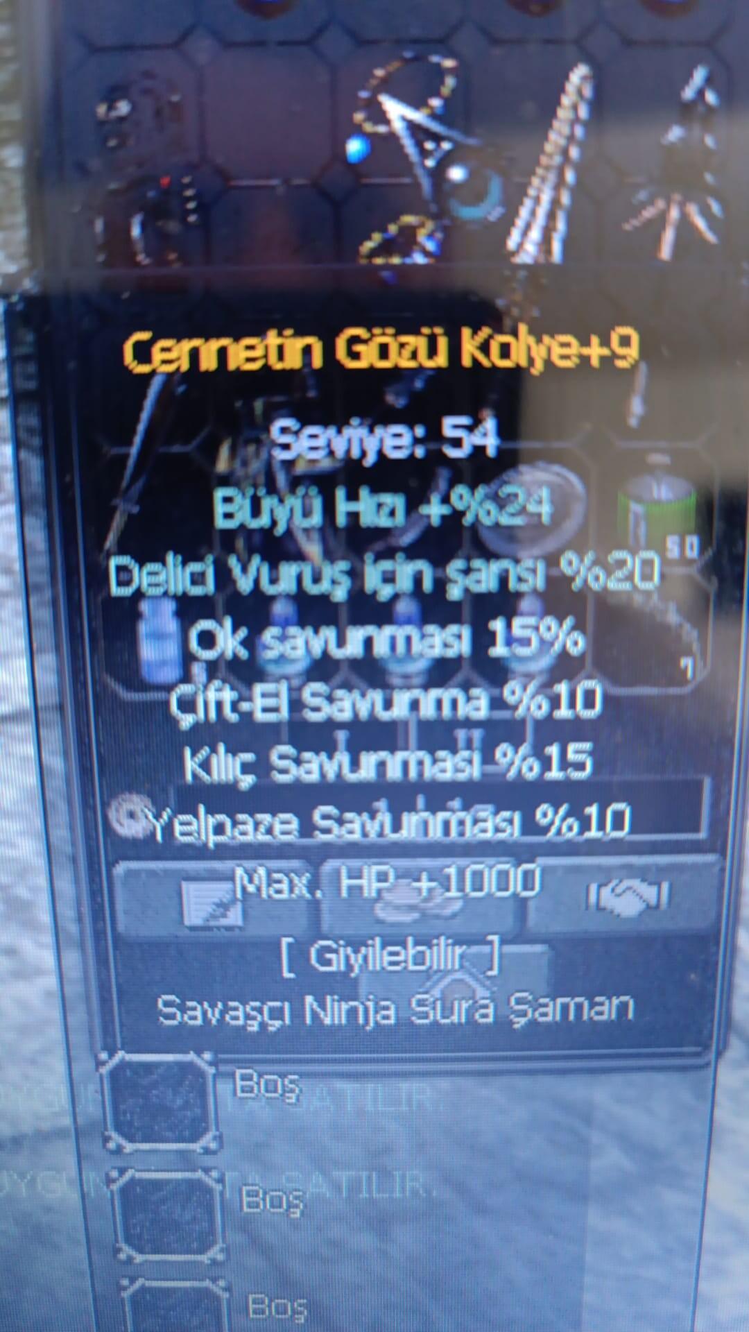 +9 CENNET KOLYE FULL SAV+HP