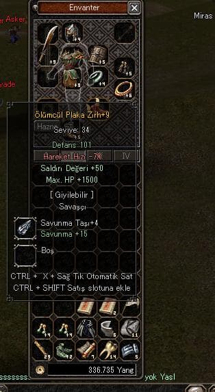 +9 50 str 1.5K HP ÖLÜMCÜL