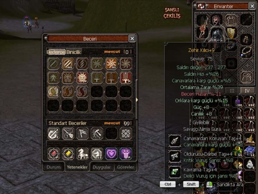 75 BEDO +9 ZEHİRLİ