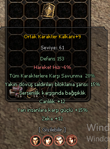ORTAK KARAKTER KALKAN EN UYGUNU BURDA