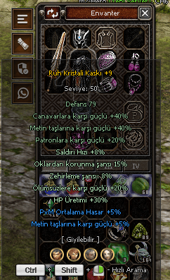 +9 RUH KRİSTALİ KASK 5PVM 5 ORT