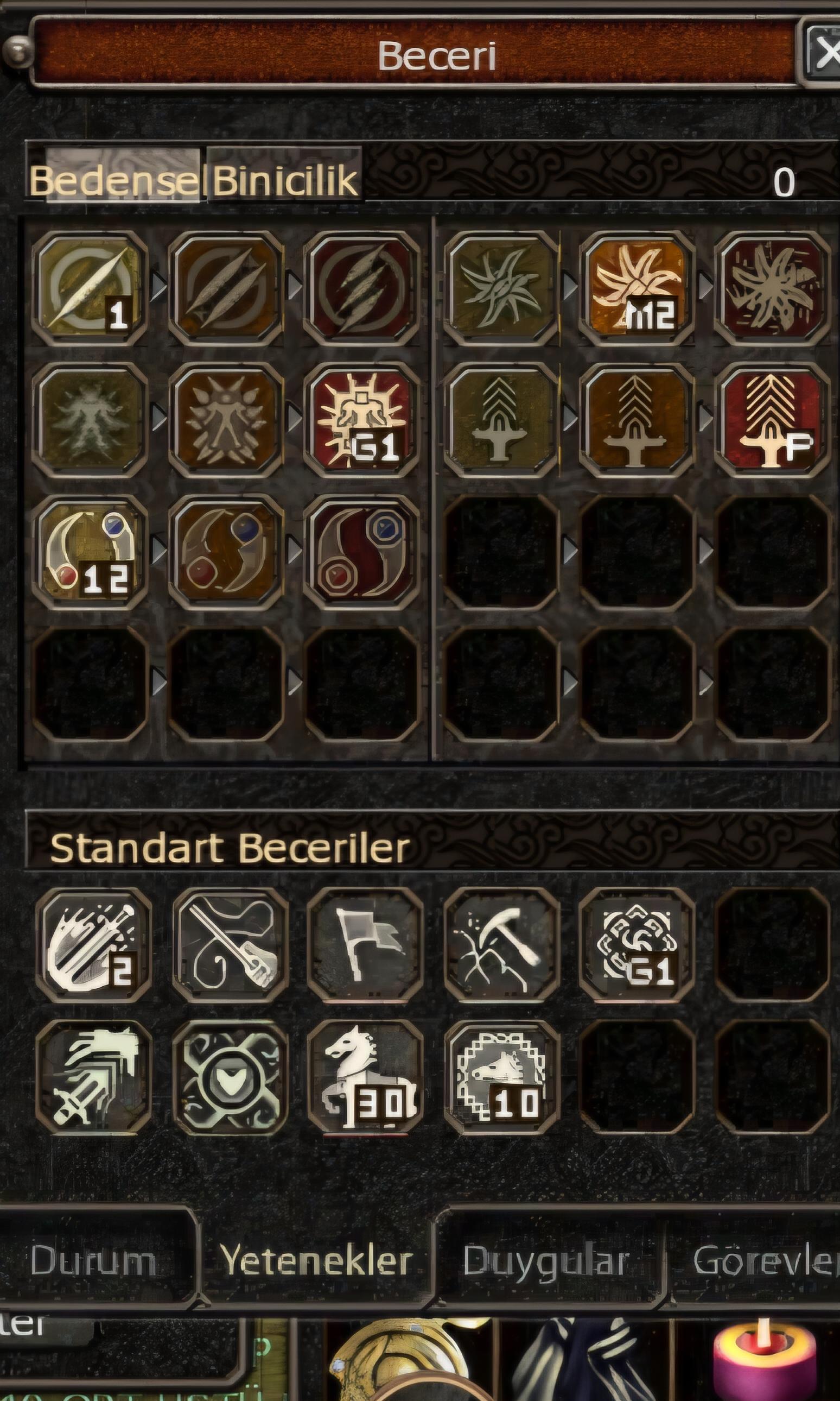62 lvl bedensel hesap