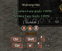 SÜRESİZ WUKONG KOSTÜM SETİ (SİLAH-KOSTÜM-KASK)