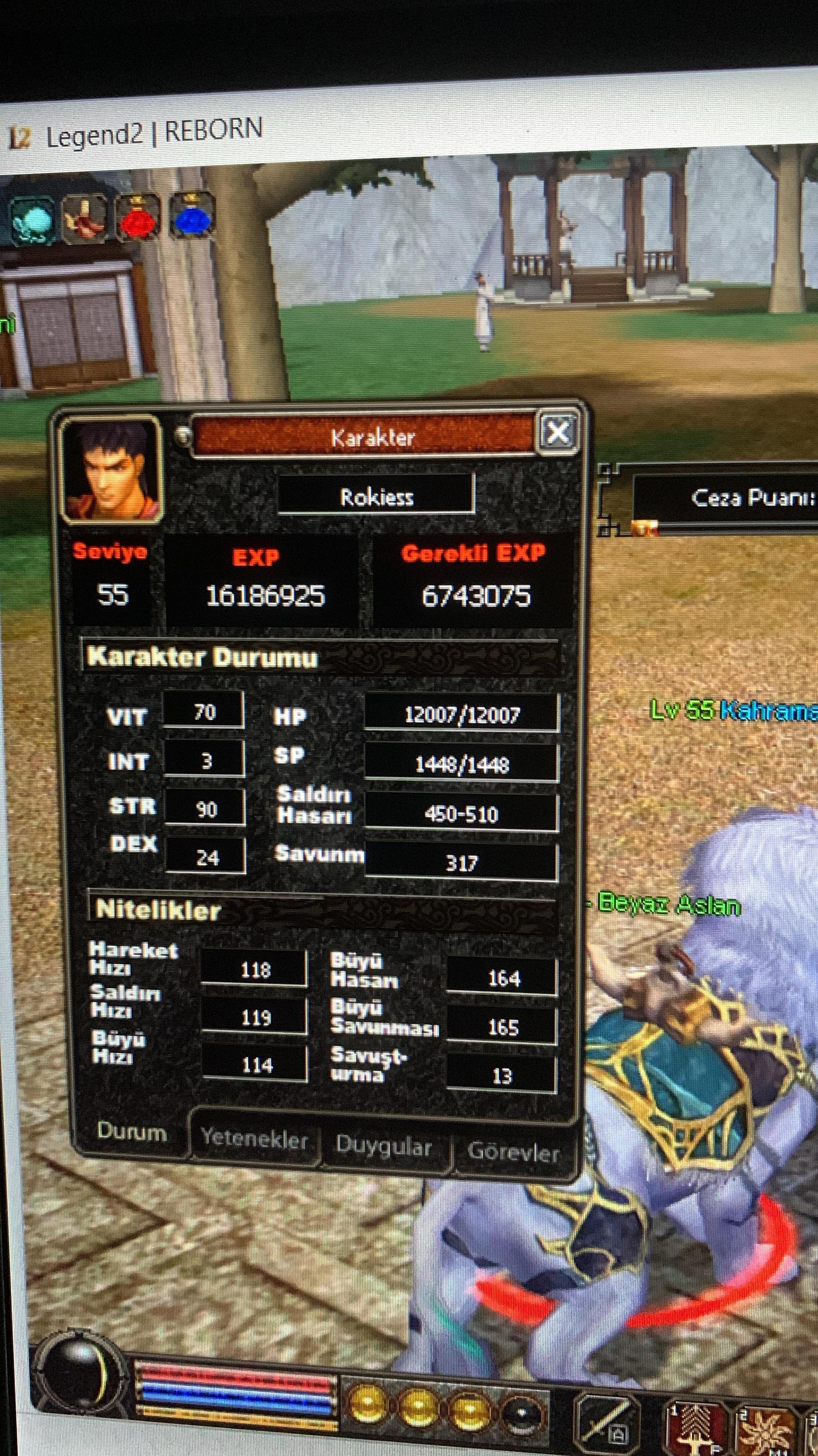 55.5 lvl bedensel