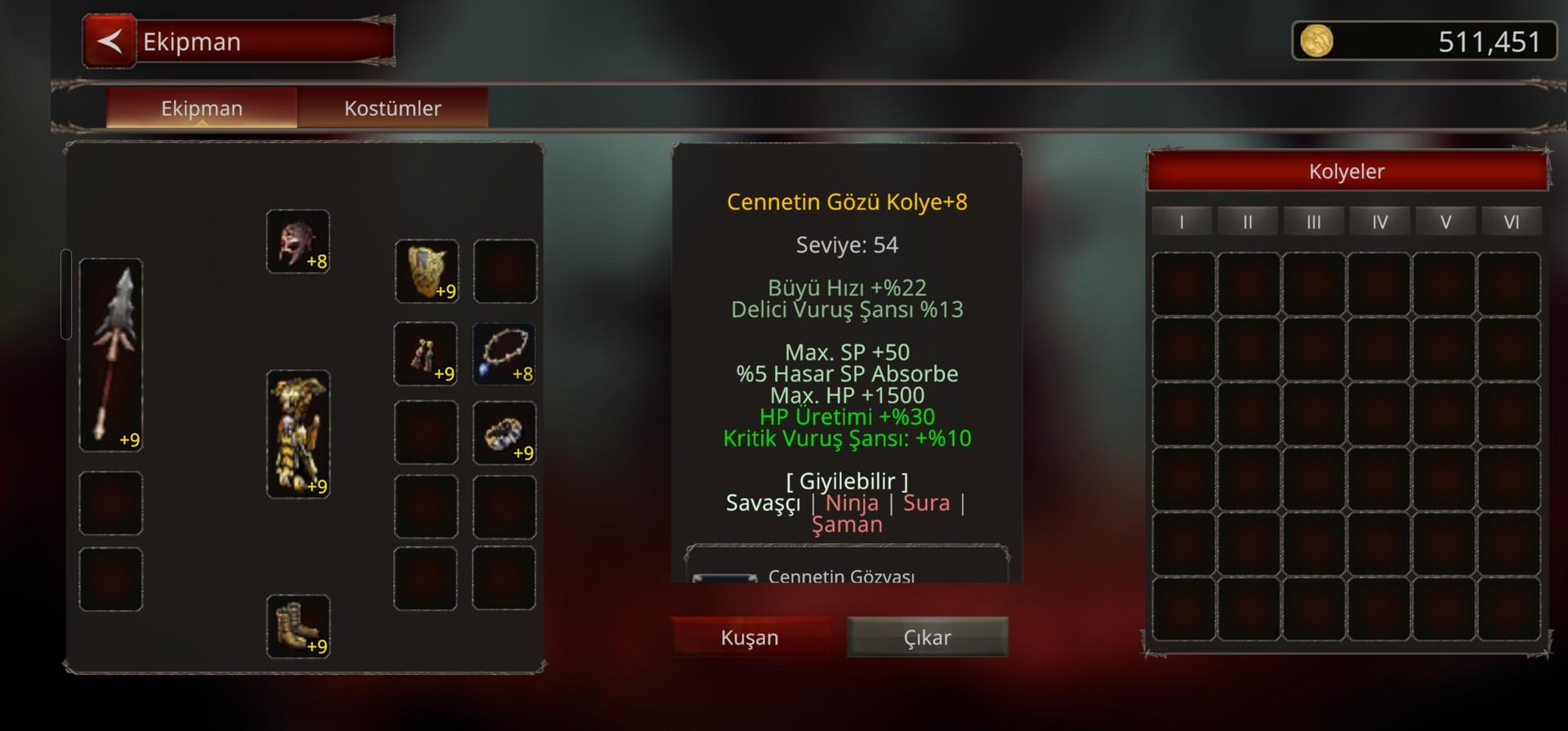 67 LEVEL FULL EŞYALI GB HESAP