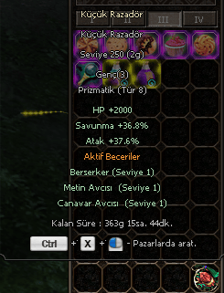 250 LEVEL TIP 8 +%37.6 ATAK PET HEMEN TESLIM