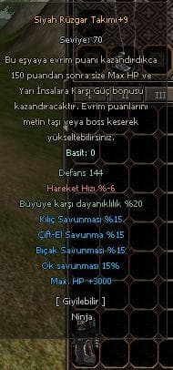 5/5 NİNJA ÇELİĞİ +9
