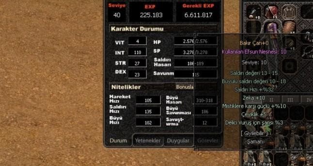 40 LEVEL STRCİ İTEMLERİYLE BİRLİKTE G1 M5
