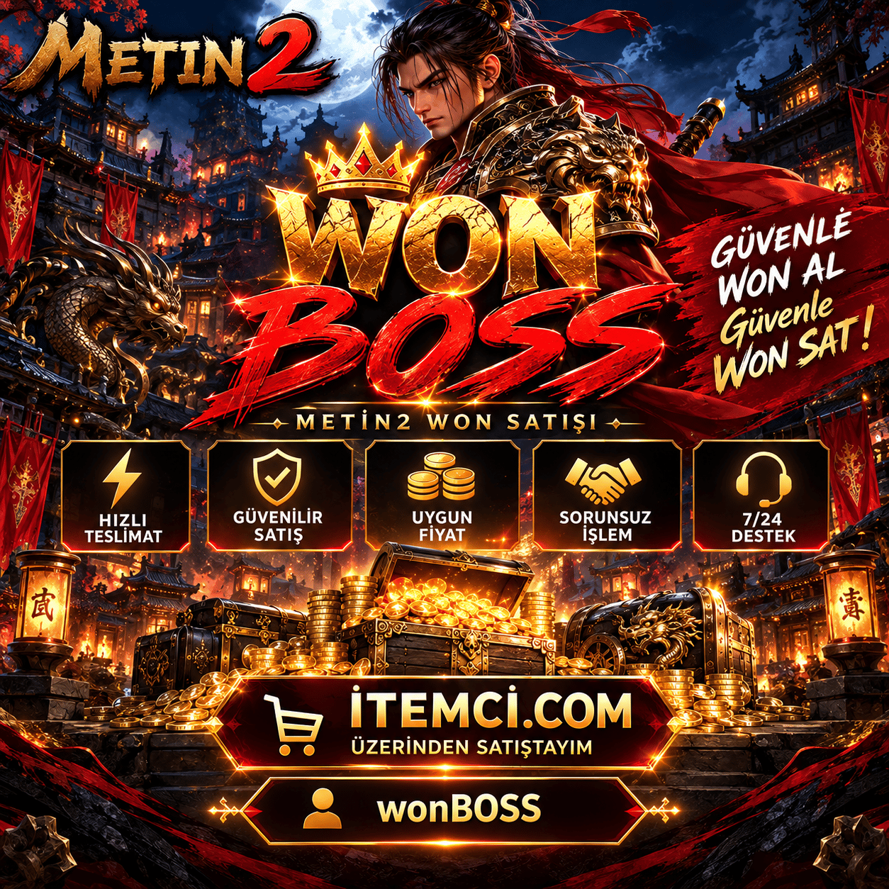 200w ANINDA TESLİM Balathor WONU BAN RİSKİ YOK !