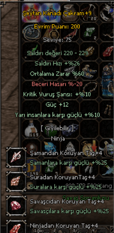 60 ORT 10 YARI 12 GÜÇ 10 KRTK