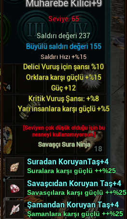 SERVERIN EN ELIT SILAHI 6.Efsun atılmamış