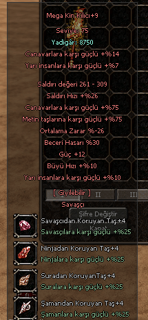 30 beceri 10 yarı 12 güç 10 büyühızı mega kin
