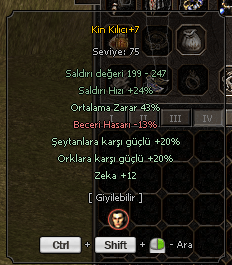 43 ORT +7 KİN 20 ŞEYTAN-ORK 12 ZEKA