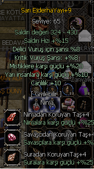 ELİT +9 SARI EJDER YAY